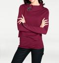 Designer-2-n-1-Pullover bordeaux