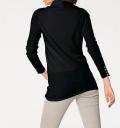 Designer-2-n-1-Pullover schwarz