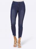 Designer-7/8-Push-up-Jeans dark blue