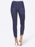 Designer-7/8-Push-up-Jeans dark blue