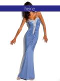 Designer-Abendkleid blau Größe 34