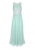 Designer-Abendkleid mit Pailletten mint