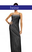Designer-Abendkleid mit Schleppe schwarz