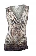 Designer-Animalprint-Shirt bunt