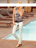 Designer-Animalprint-Shirt bunt