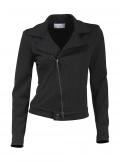 Designer-Bikerjacke schwarz