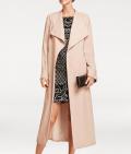 Designer-Blazer-Mantel puder