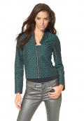Designer-Blazer petrol-schwarz