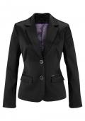 Designer-Blazer schwarz