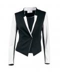 Designer-Blazer schwarz-ecru