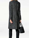 Designer-Blazermantel schwarz-weiß