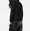 Designer-Blouson schwarz