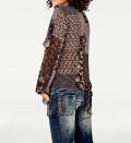 Designer-Bluse bunt