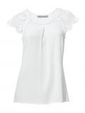 Designer-Bluse offwhite