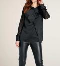 Designer-Bluse schwarz