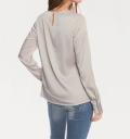 Designer-Blusenshirt grau