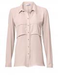 Designer-Blusenshirt rosé