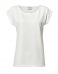 Designer-Blusenshirt weiß-silber