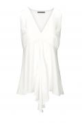 Designer-Blusentop offwhite