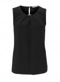 Designer-Blusentop schwarz