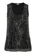 Designer-Blusentop schwarz Gr. 42