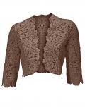 Designer-Bolero taupe
