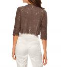 Designer-Bolero taupe