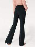 Designer-Bootcut-Hose schwarz