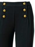 Designer-Bootcut-Hose schwarz