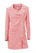 Designer-Bouclé-Longblazer koralle