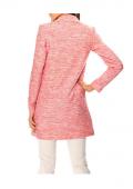 Designer-Bouclé-Longblazer koralle