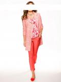 Designer-Bouclé-Longblazer koralle