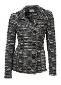 Designer-Boucléblazer marine-bunt