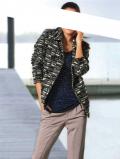 Designer-Boucléblazer marine-bunt