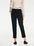 Designer-Bundfaltenhose schwarz