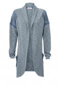 Designer-Cardigan blau