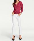 Designer-Cardigan rot