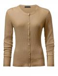 Designer-Cardigan sand