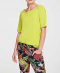 Designer-Carré-Shirt limette