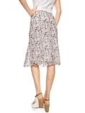 Designer-Chiffon-Druckrock bunt