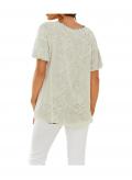 Designer-Chiffon-Jerseyshirt sand