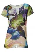 Designer-Chiffonbluse bunt