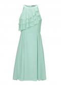 Designer-Chiffonkleid mint