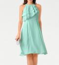 Designer-Chiffonkleid mint