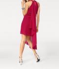 Designer-Chiffonkleid rot