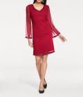 Designer-Chiffonkleid rot