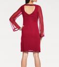 Designer-Chiffonkleid rot
