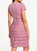 Designer-Cocktailkleid altrosé