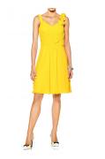 Designer-Cocktailkleid gelb Gr.38