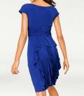 Designer-Cocktailkleid indigoblau